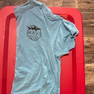 Maui and Sons Light Blue Short Sleeve Tee